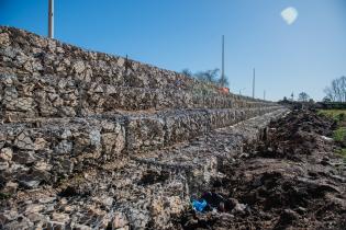 Avance de obras de saneamiento en plaza Azotea de Lima