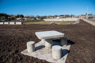 Avance de obras de saneamiento en plaza Azotea de Lima Avance de obras de saneamiento en plaza Azotea de Lima