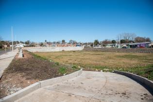 Avance de obras de saneamiento en plaza Azotea de Lima Avance de obras de saneamiento en plaza Azotea de Lima