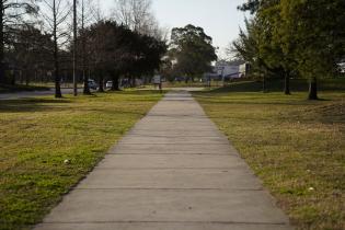 Parque lineal sobre calle Santa Mónica