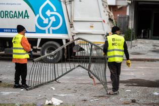 Operativo de la Intendencia de Montevideo en Villa Biarritz 