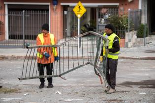 Operativo de la Intendencia de Montevideo en Villa Biarritz 