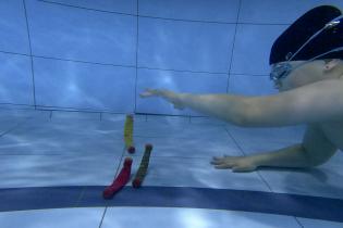 Clase de natacion del Programa de atención a personas con discapacidad Clase de natacion del Programa de atención a personas con discapacidad