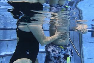 Clase de natacion del Programa de atención a personas con discapacidad Clase de natacion del Programa de atención a personas con discapacidad