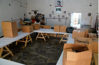 Entrega de abrigos a ollas populares en el Galpón de Corrales , 26 de julio de 2022