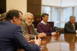 Visita del Jefe de la División Agua y Saneamiento del Banco Interamericano de Desarrollo (BID), Sergio Campos