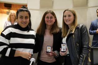 Declaración de Deportista Excepcional a Carla Dadomo y Florencia Nuñez en la Junta Departamental de Montevideo Declaración de Deportista Excepcional a Carla Dadomo y Florencia Nuñez en la Junta Departamental de Montevideo