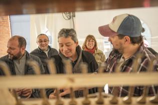 Autoridades de la división Desarrollo Económico recorren la Feria de Emprendimientos Autoridades de la división Desarrollo Económico recorren la Feria de Emprendimientos