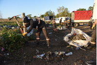 Limpieza de asentamiento Las Cabañitas en el marco del Plan ABC