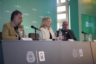 Conferencia de prensa por reintegro de subsidio a boletos de jubilados