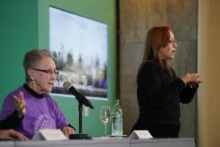 Presentación del proyecto ganador del concurso para construir un memorial dedicado a las ex presas políticas