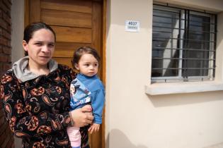 Entrega de viviendas en el asentamiento Chacarita de los Padres, 31 de agosto de 2022