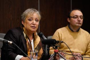 Charla para emprendedores en la sala Dorada de la Intendencia de Montevideo