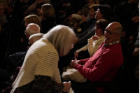 Función de estreno de &quot;Esperando la carroza&quot; por la Comedia Nacional en el teatro Macció de San José