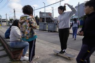 Escuela de skate en el centro juvenil La tortuga Cuadrada en el marco del Plan ABC + Deporte y Cultura