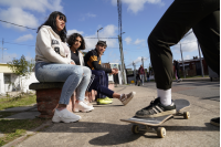 Escuela de skate en el centro juvenil La tortuga Cuadrada en el marco del Plan ABC + Deporte y Cultura