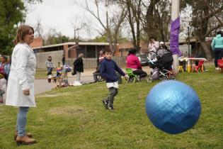 Peatonal barrial en el barrio Municipal