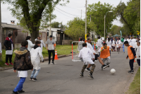 Peatonal barrial en el barrio Municipal