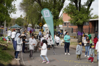 Peatonal barrial en el barrio Municipal