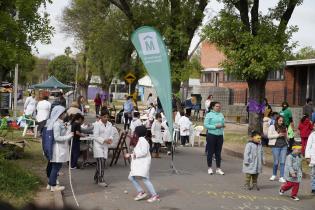 Peatonal barrial en el barrio Municipal