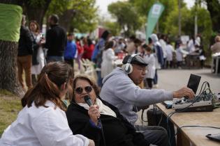 Peatonal barrial en el barrio Municipal