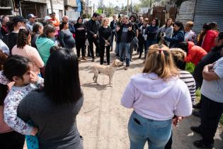 Recorrida por las obras de realojo del barrio La Chacarita, 22 de setiembre de 2022