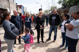 Recorrida por las obras de realojo del barrio La Chacarita, 22 de setiembre de 2022