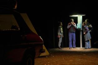 Ensayo general de "El salto de Darwin" en la sala Zavala Muniz Ensayo general de "El salto de Darwin" en la sala Zavala Muniz