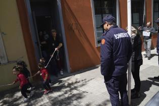 Simulacro de evacuación del Centro de Educación Inicial