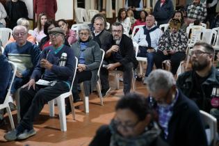 Ppresentación de obras "Montevideo se adelanta" en la cooperativa 3 de abril Ppresentación de obras "Montevideo se adelanta" en la cooperativa 3 de abril