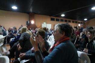 Ppresentación de obras "Montevideo se adelanta" en la cooperativa 3 de abril