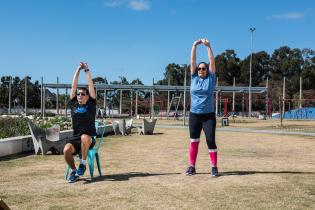Programa «En movimiento» en el parque Débora Céspedes Programa «En movimiento» en el parque Débora Céspedes