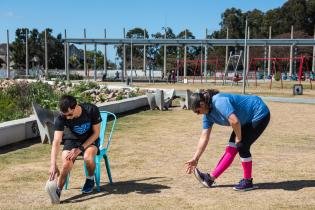 Programa «En movimiento» en el parque Débora Céspedes