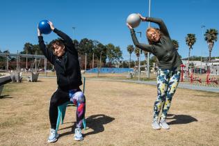 Programa «En movimiento» en el parque Débora Céspedes Programa «En movimiento» en el parque Débora Céspedes
