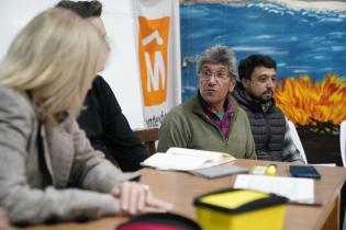 Visita de la intendenta Carolina Cosse al Concejo Vecinal 9, en el Municipio F. Visita de la intendenta Carolina Cosse al Concejo Vecinal 9, en el Municipio F.