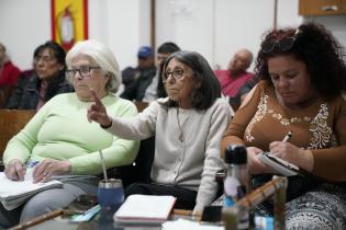 Visita de la intendenta Carolina Cosse al Concejo Vecinal 9, en el Municipio F. Visita de la intendenta Carolina Cosse al Concejo Vecinal 9, en el Municipio F.