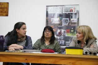 Visita de la intendenta Carolina Cosse al Concejo Vecinal 9, en el Municipio F. Visita de la intendenta Carolina Cosse al Concejo Vecinal 9, en el Municipio F.