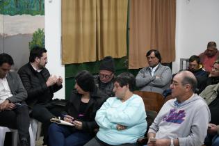 Visita de la intendenta Carolina Cosse al Concejo Vecinal 9, en el Municipio F. Visita de la intendenta Carolina Cosse al Concejo Vecinal 9, en el Municipio F.