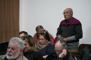 Visita de la intendenta Carolina Cosse al Concejo Vecinal 9, en el Municipio F. Visita de la intendenta Carolina Cosse al Concejo Vecinal 9, en el Municipio F.