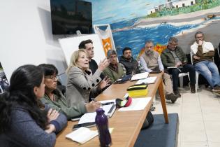 Visita de la intendenta Carolina Cosse al Concejo Vecinal 9, en el Municipio F. Visita de la intendenta Carolina Cosse al Concejo Vecinal 9, en el Municipio F.