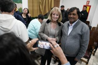 Visita de la intendenta Carolina Cosse al Concejo Vecinal 9, en el Municipio F. Visita de la intendenta Carolina Cosse al Concejo Vecinal 9, en el Municipio F.