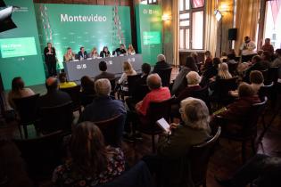 Conferencia de prensa por el Día de las Plazas en la sala Ernesto de los Campos, 17 de octubre de 2022