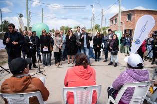 Entrega de viviendas a familias del barrio La Paloma, 17 de octubre de 2022