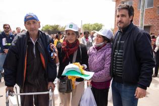 Entrega de viviendas a familias del barrio La Paloma, 17 de octubre de 2022