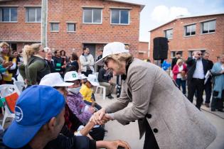 Entrega de viviendas a familias del barrio La Paloma, 17 de octubre de 2022