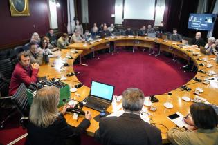 Reunión de la intendenta Carolina Cosse con el CDC de la UDELAR 