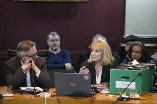 Reunión de la intendenta Carolina Cosse con el CDC de la UDELAR 