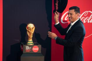 Intendenta Carolina Cosse participa en evento por llegada del trofeo de la copa mundial FIFA a Uruguay Intendenta Carolina Cosse participa en evento por llegada del trofeo de la copa mundial FIFA a Uruguay, 28 de octubre de 2022