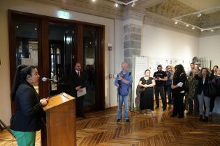 Inauguración de muestra del colectivo "Memoria en Libertad" en la Junta Departamental de Montevideo Inauguración de muestra del colectivo "Memoria en Libertad" en la Junta Departamental de Montevideo