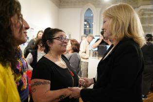 Inauguración de muestra del colectivo "Memoria en Libertad" en la Junta Departamental de Montevideo